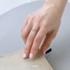 指輪レディースリングウェーブ波リングほそみ上品オープンリングフォークリングアクセサリー