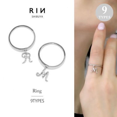 グッチ 美品 アルファベット イニシャルリングK 指輪　sサイズ BW04 グッチ 美品 アルファベット イニシャルリングK 指輪 L
