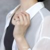指輪レディースリングバタフライ蝶キュービックジルコニアほそみかわいいファッションリングアクセサリー