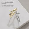 指輪レディースリングバタフライ蝶キュービックジルコニアほそみかわいいファッションリングアクセサリー