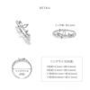 指輪レディースリングバタフライ蝶キュービックジルコニアほそみかわいいファッションリングアクセサリー