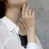 指輪レディースリングジュエルストーンキュービックジルコニア16Kコーティングかわいいファッションリングアクセサリー