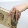 指輪レディースリングクロス立体交差エレガントシンプルファッションリングアクセサリー