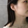 ピアス ハート 18K コーティング ニッケルフリー ピアス リング  フープ リングピアス アクセサリー