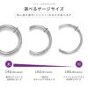 軟骨ピアス蝶チェーンジュエルリングキュービックジルコニアストレートバーベル16ゲージボディピアス