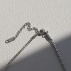 ネックレスキレイシンプルチェーンサージカルステンレス金属アレルギーベネチアンチェーンアクセサリー
