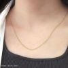ネックレススタイリッシュシンプルサージカルステンレス金属アレルギー華奢スネークチェーンアクセサリー