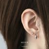 ピアスしずく型ドロップチタンシンプルスタッドアクセサリー