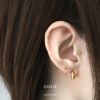 ピアスしずく型ドロップチタンシンプルスタッドアクセサリー