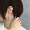ピアスチェーンピアス18Kコーティングスパイラルロングアメリカンピアスアクセサリー