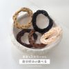 ヘアアクセサリー編みロープ太め伸縮ゴムまとめ髪カジュアルヘアゴムアクセサリー