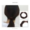 ヘアアクセサリー編みロープ太め伸縮ゴムまとめ髪カジュアルヘアゴムアクセサリー