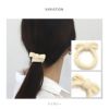 ヘアアクセサリーヘアゴム伸縮リボンカジュアルベーシックカラーヘアゴムアクセサリー