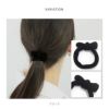 ヘアアクセサリーヘアゴム伸縮リボンカジュアルベーシックカラーヘアゴムアクセサリー