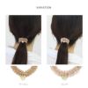 ヘアアクセサリーヘアゴムビーズ編みビジューパール大人っぽいヘアアレンジヘアゴムアクセサリー