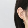 軟骨ピアス星きらきらスターかわいいサージカルステンレスストレートバーベル16ゲージボディピアス
