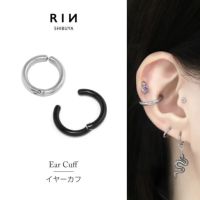 ステンレスワンタッチ開閉式サージカルステンレス金属アレルギーストレートバーベルアクセサリー