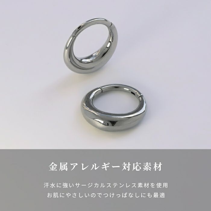 ピアスフープドロップワンタッチピアスシンプルリングピアスアクセサリー