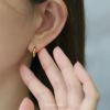 ピアスフープドロップワンタッチピアスシンプルリングピアスアクセサリー