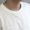 ネックレスバンブーチェーン金属アレルギー対応サージカルステンレスメロンシードチェーンアクセサリー