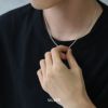 ネックレス上品大人キレイ金属アレルギー対応サージカルステンレスクリスクロスチェーンアクセサリー