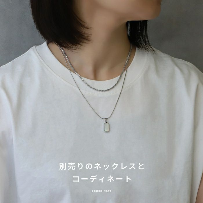 ネックレス上品大人キレイ金属アレルギー対応サージカルステンレスクリスクロスチェーンアクセサリー