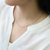ネックレス８の字チェーン大人キレイ金属アレルギー対応サージカルステンレスチェーンネックレスアクセサリー