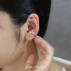 イヤーカフパールリングフープフェイクピアスかわいい大人カワイイオシャレシンプルアクセサリー