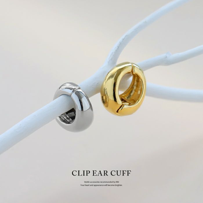 イヤーカフクリップ式イヤーカフバネ式リングフープフェイクピアスかわいいシンプル大人カワイイアクセサリー