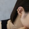 イヤーカフクリップ式イヤーカフバネ式リングフープフェイクピアスかわいいシンプル大人カワイイアクセサリー