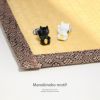 ステンレスピアス金木犀オレンジフラワー華やか上品金色ストレートバーベルアクセサリー