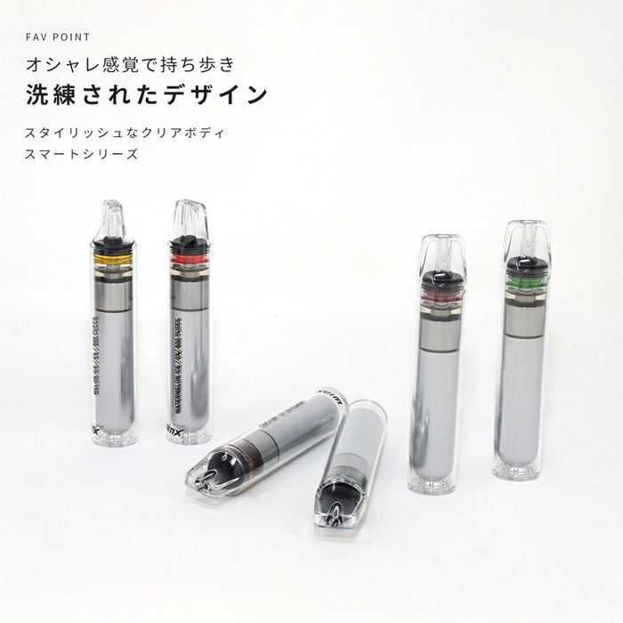 電子タバコシーシャ使い捨てミントフレーバー一体型持ち運びタール0ニコチン0水蒸気WINX箱入り６フレーバーセット