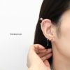 軟骨ピアス チェーンピアス 16G ジュエルキュービックジルコニアかわいいストレートバーベル16ゲージボディピアス ヘリックス トラガス インナーコンクロブ 可愛い おしゃれ キレイ ボディピアス専門店凛 RIN