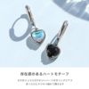 ハートワンタッチリングピアスはーとジュエルかわいいフープピアス20Gボディピアス専門店凛RIN通販激安ちゅるちゅるキュービックジルコニア