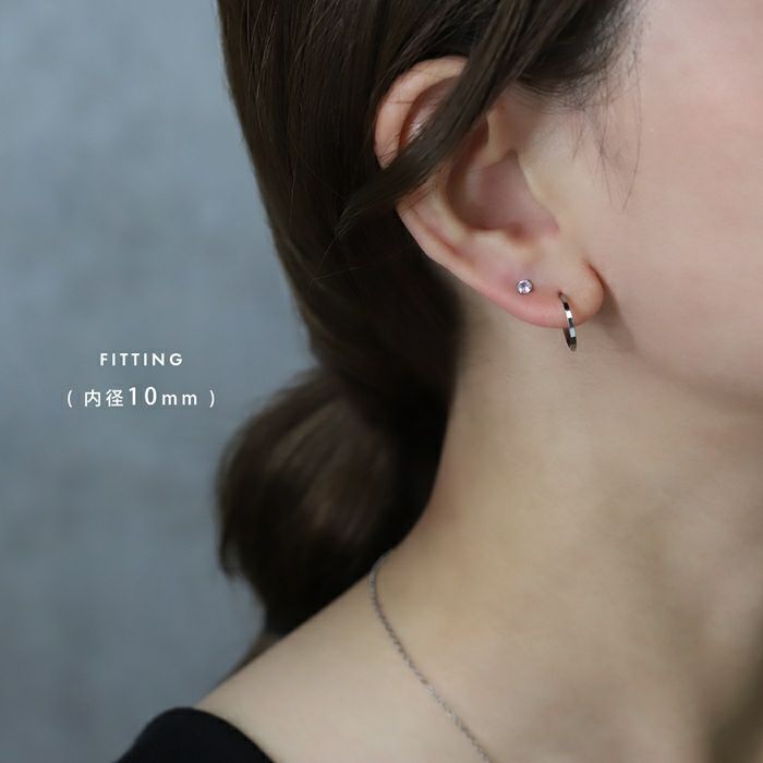 カットデザインワンタッチリングピアスこなれ感おしゃれアクセサリーボディピアス16G18G専門店凛RINプチプラ