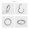 カットデザインワンタッチリングピアスこなれ感おしゃれアクセサリーボディピアス16G18G専門店凛RINプチプラ