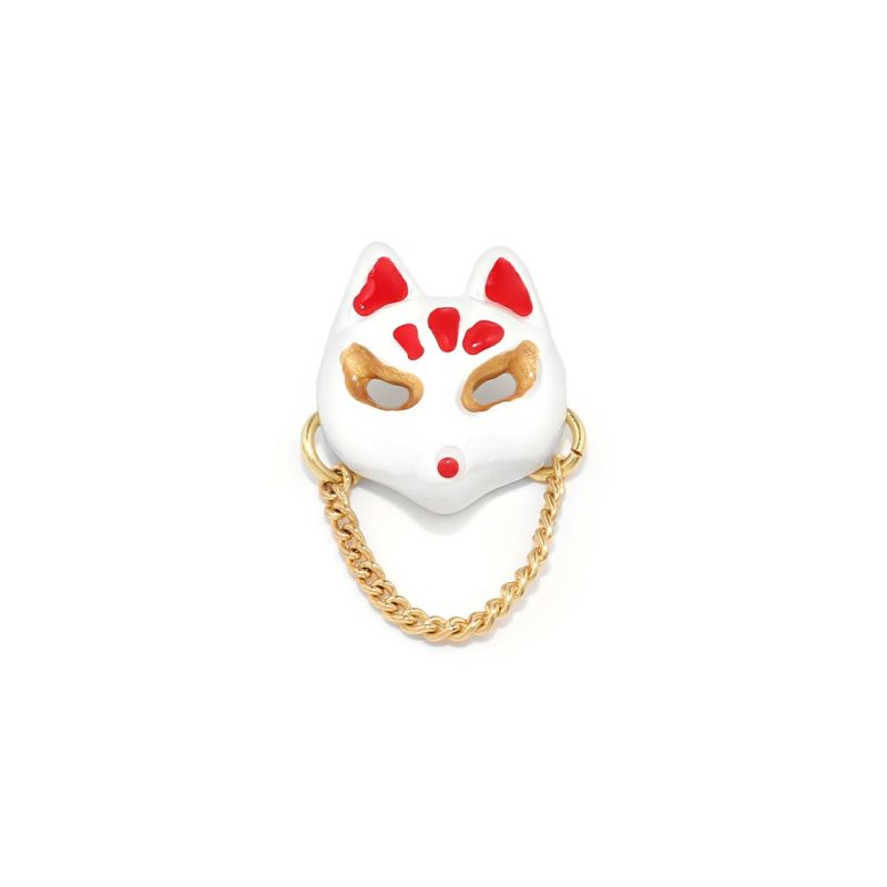 狐面キャッチ・Aタイプ・白