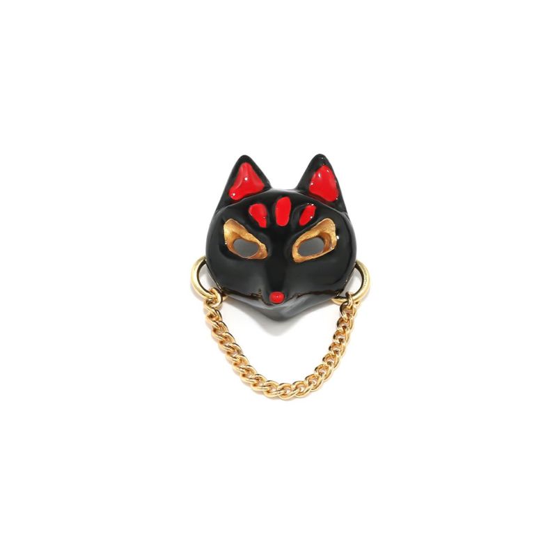 狐面キャッチ・Aタイプ・黒