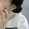 ピアスパールかわいいシンプル上品大人カワイイオフィス冠婚葬祭スタッドアクセサリー