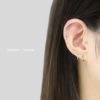 軟骨ピアスはーとリボンかわいい小さめミニピアス大人カワイイストレートバーベル16ゲージボディピアス