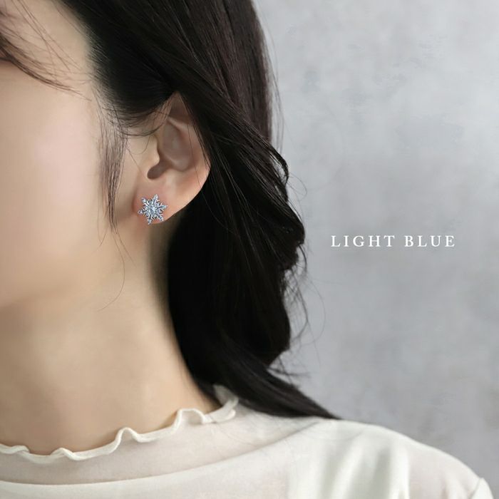凛オリジナル雪の結晶ピアス｜ボディピアス凛【公式】