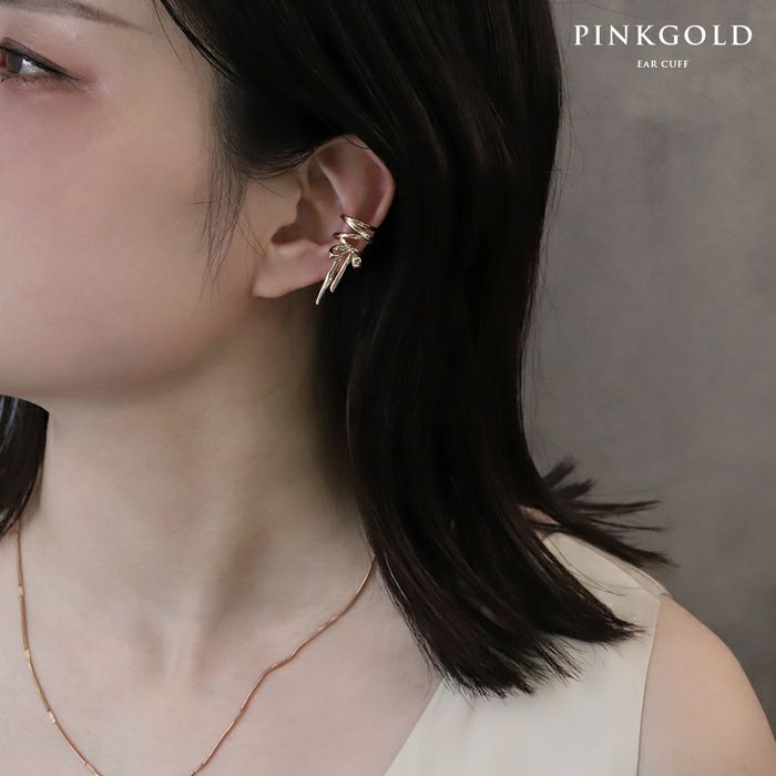 イヤーカフリボンレースアップバレエコア韓国トレンドかわいいコルセットレディースアクセサリーボディピアス専門店凛RIN通販激安