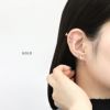 軟骨ピアス 花 フラワー お花 小さめ ミニサイズ かわいい シンプル ストレートバーベル ボディピアス