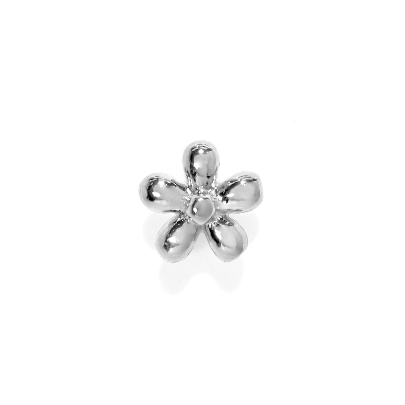 小さめお花ピアス・シルバー