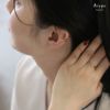 イヤーカフ クリップ イヤリング ツイストクロス ニッケルフリー リング イヤカフ アクセサリー