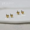 ピアス ミニ ハート かわいい 小さめ オールステンレス PVDコーティング スタッド アクセサリー