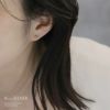 ピアス ミニ ハート かわいい 小さめ オールステンレス PVDコーティング スタッド アクセサリー