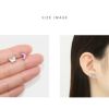 軟骨ピアス 蝶 月 オーロラ バタフライ ムーン かわいい ぷっくり感 ストレートバーベル ボディピアス