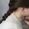 ピアス メタルボール ハート リング 金属アレルギー対応 フープ アクセサリー