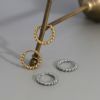 ピアス メタルボール ハート リング 金属アレルギー対応 フープ アクセサリー